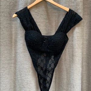 Free with bundle!Thong Body suit